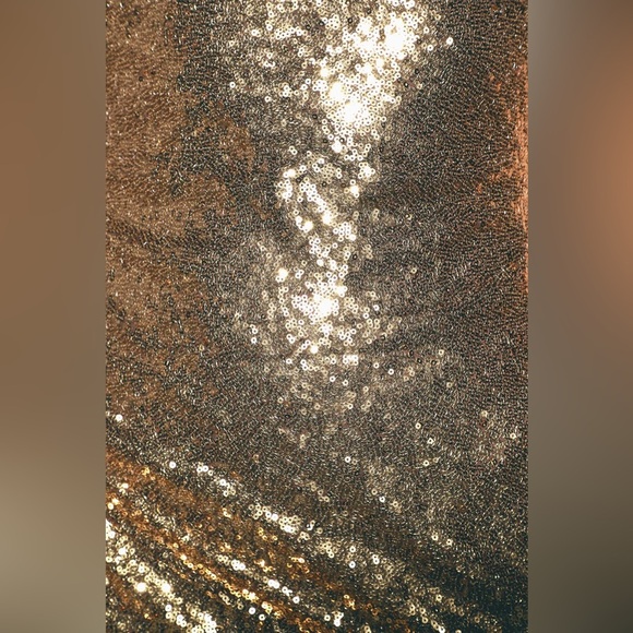 Lulus deja by sequin gold dress - Picture 3 of 5